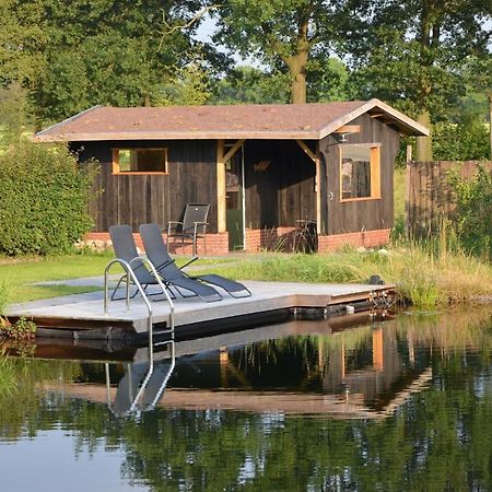B&B Pipowagen "Het Wellnesst" Op Wellness Camping En B&B Stoltenborg Meddo Exterior foto