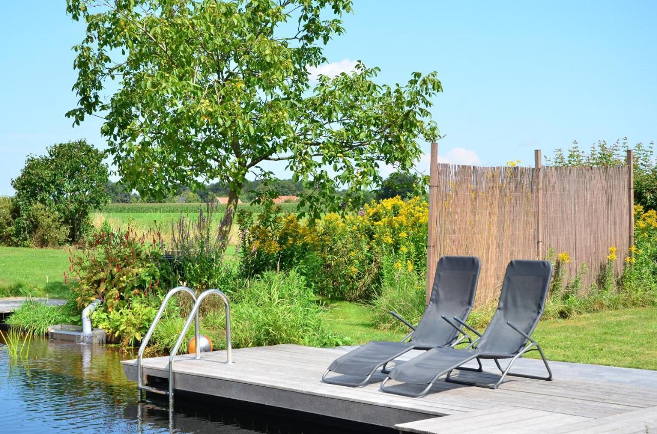 B&B Pipowagen "Het Wellnesst" Op Wellness Camping En B&B Stoltenborg Meddo Exterior foto